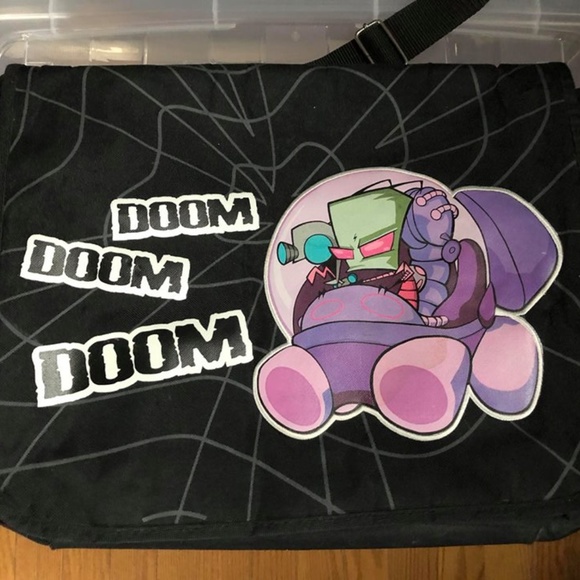 invader zim messenger bag